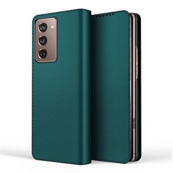 Split Leather Folding Leather Phone Cover for Samsung Galaxy Z Fold2 5G