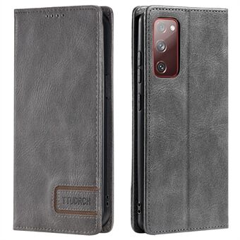 TTUDRCH Style 007 læderetui til Samsung Galaxy S20 FE / S20 FE 5G / S20 FE 2022 / S20 Lite RFID- Stand Wallet Cover