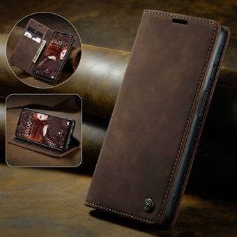 CASEME 013 Series Autoabsorberet Læder Wallet Stand Case Shell til Samsung Galaxy A12