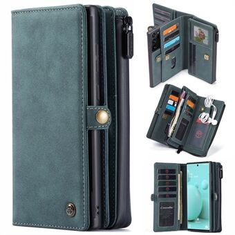 CASEME 018 Series Matte Skin Leather Wallet 2-i-1 Taske til Samsung Galaxy S21 5G
