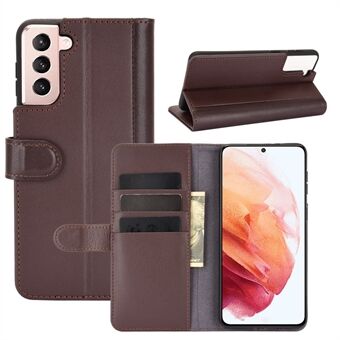 Til Samsung Galaxy S21 4G/5GSplit Læder Wallet Stand Phone Case Cover