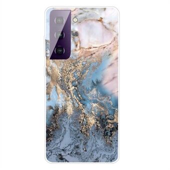 Marmormønster Drop-proof TPU telefon cover til Samsung Galaxy S21 5G