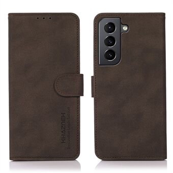 Khazneh Kvalitet Telefon Case Stand Wallet Læder Cover Taske til Samsung Galaxy S21 5G