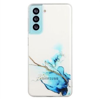 Marmormønster [Præcis hulåbningsdesign] Blødt TPU-etui til Samsung Galaxy S21 5G
