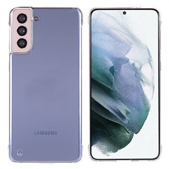 Til Samsung Galaxy S21 5G hård pc stødsikker gennemsigtigt telefoncover Shell