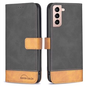 BINFEN COLOR BF Leather Case Series-7 for Samsung Galaxy S21 4G/5G, Adjustable Stand + Wallet Design Style 11 Matte Surface PU Leather Case