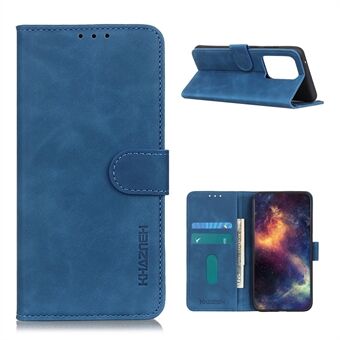 KHAZNEH Retro Leather Texture Phone Beskyttelsesetui til Samsung Galaxy S21 Ultra 5G