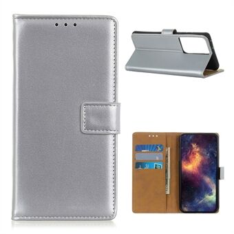 Magnetisk Flip Cover Wallet Stand Læder Taske til Samsung Galaxy S21 Ultra