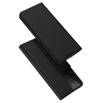 DUX DUCIS Skin Pro Series Anti-Drop Magnetic Suction Folio Flip Stand med kortholder til Samsung Galaxy S21 Ultra 5G