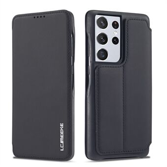 LC.IMEEKE Retro Style Protector Stand Lædertaske med kortholder til Samsung Galaxy S21 Ultra 5G