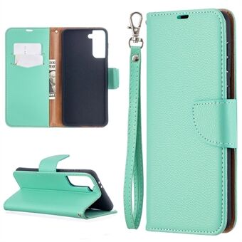 Litchi Texture with Wallet Leather Stand Case til Samsung Galaxy S21 + 5G