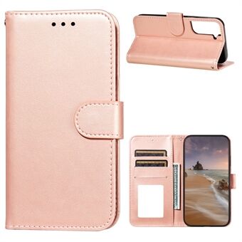 Dobbeltsidet magnetisk lås læder tegnebog Stand til Samsung Galaxy S21 + 5G