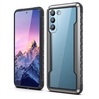 Drop-proof Anti-slip PC + TPU + Metal Hybrid Cover Phone Beskyttende skal til Samsung Galaxy S21 + 5G