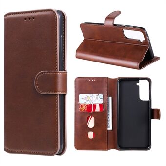Wallet Stand Flip Læder Telefon Taske til Samsung Galaxy S21 + 5G