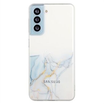 Marmor mønster [Præcis hulåbningsdesign] Blødt TPU-etui til Samsung Galaxy S21 + 5G