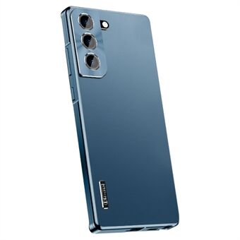 IM-CHEN Stødsikkert etui til Samsung Galaxy S21+ 5G Anti-Drop Slim Phone Case Hard PC Metalramme Mat telefoncover med magnet/spændelås