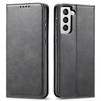 Til Samsung Galaxy S21+ 5G Anti-drop Telefon Case Stand Calf Texture Flip Telefon Cover Kortholder
