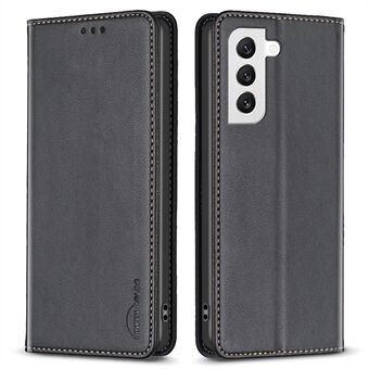 BINFEN COLOR BF18 til Samsung Galaxy S21+ 5G PU lædercover Kortslots Flip Stand Magnetisk telefoncover