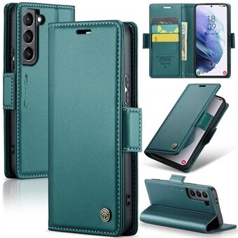 CASEME 023-serien til Samsung Galaxy S21+ 5G RFID-blokerende tegnebog Stødsikker etui Stand Telefoncover