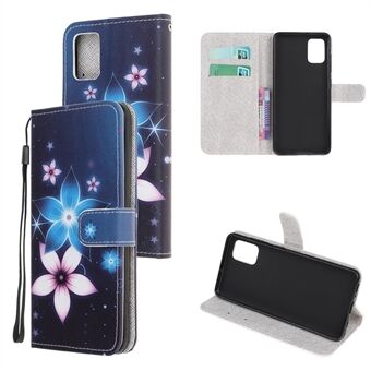 Cross Texture Pattern Printing Wallet Lædertaske til Galaxy A32 5G / M32 5G