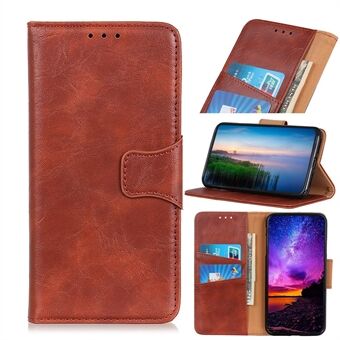 Crazy Horse Texture Leather Cool Design Wallet Phone Case til Samsung Galaxy A32 5G