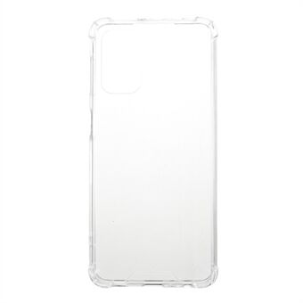 Stødabsorberet gennemsigtig akrylbagside + TPU Edge Combo-cover til Samsung Galaxy A32 5G/M32 5G