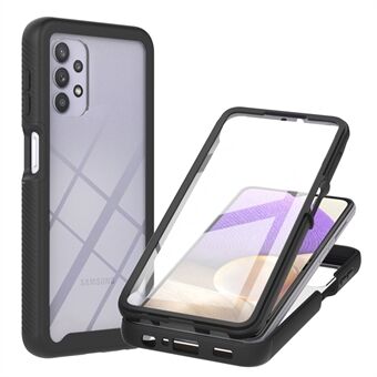 3 in 1 Full Protection Anti-Drop PC+TPU Protective Case with PET Screen Protector for Samsung Galaxy A32 5G
