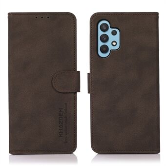 Khazneh struktureret overflade Wallet Læder Phone Stand Cover Taske til Samsung Galaxy A32 5G