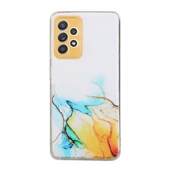 Marmormønster [Præcis hulåbningsdesign] Blødt TPU-etui til Samsung Galaxy A32 5G
