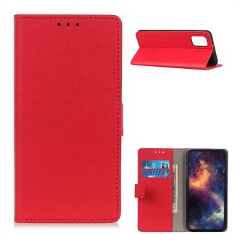 Stand PU læder telefon skal til Samsung Galaxy A02s (EU version) tegnebog flip cover