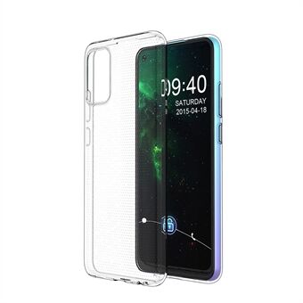 Krystalklar TPU mobiltelefon taske tilbehør 1.0mm til Samsung Galaxy A02s (EU version)