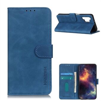 KHAZNEH Wallet Design telefonetui til Samsung Galaxy A32 4G, retro stil PU læder stødsikkert flip cover med Stand