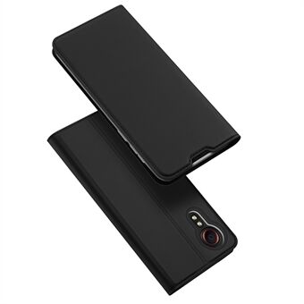 DUX DUCIS Skin Pro Series Folio Flip Card Slot Glat læder mobiltelefon taske til Samsung Galaxy Xcover 5