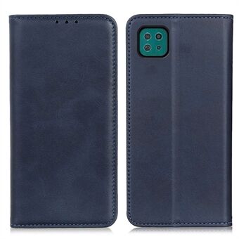 Magnetisk lukning Split Læder Telefon Case Shell Wallet Stand Cover til Samsung Galaxy A22 5G (EU-version)