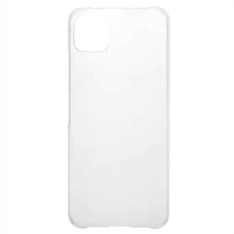 Blank overflade Anti-ridse gummibelagt lys tynd ensfarvet PC hårdt bagcover til Samsung Galaxy A22 5G (EU-version)