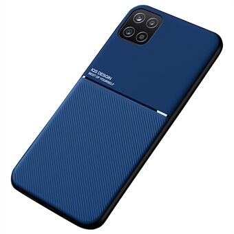 Stødsikker telefoncover TPU + PU læderbelagt anti-fald beskyttelsescover til Samsung Galaxy A22 5G (EU-version)