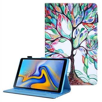 Mønstertryk Læder Tablet Case Stand med kortholder til Samsung Galaxy Tab A7 Lite 8.7 (2021) T220/T225
