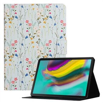 Flora-mønstret beskyttende lædercover- Stand til Samsung Galaxy Tab A7 Lite 8.7 T220 / T225