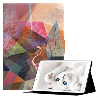Marmor mønster kortholder PU læder tablet cover til Samsung Galaxy Tab A7 Lite 8,7 tommer T220 / T225
