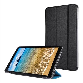Silk Texture Leather Tablet Tri-fold Stand Case til Samsung Galaxy Tab A7 Lite 8,7"