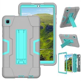 Kontrastfarve PC + TPU + Silikone Design Tablet Case Cover med Slide Out Kickstand til Samsung Galaxy Tab A7 Lite 8,7-tommer T225 / T220 (2021))