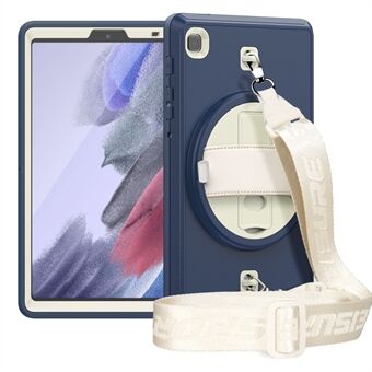 Kickstand + Handy Strap Design PC TPU Hybrid Cover + PET film med skulderrem til Samsung Galaxy Tab A7 Lite 8,7"