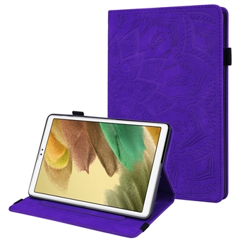 Påtrykt blomstermønster læder tabletcover med Stand til Samsung Galaxy Tab A7 Lite 8,7"