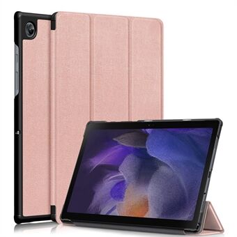 Simple Style Trifold Stand PU Læder Hard PC Indvendig stødsikkert beskyttende tabletcover til Samsung Galaxy Tab A7 Lite 8,7-tommer 2021 SM-T220