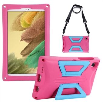 Bærbart håndtag EVA + PC Anti-fald tablettaske Kickstand Beskyttelsescover med skulderrem til Samsung Galaxy Tab A7 Lite 8,7"