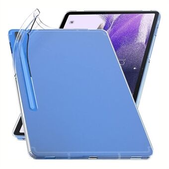 Til Samsung Galaxy Tab S7 FE Soft TPU Anti-ridse Bagcover Gennemsigtigt Tablet Cover