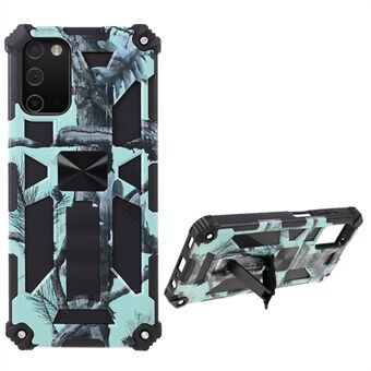 Camouflagedesign Velbeskyttet aftagelig 2 i 1 faldsikker telefonskal til Samsung Galaxy A03s (166,5 x 75,98 x 9,14 mm)
