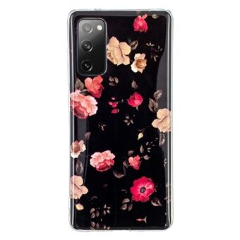 Luminous Pattern TPU Case Noctilucent IMD Animals/Flowers Pattern Phone Case for Samsung Galaxy A03s (166.5 x 75.98 x 9.14mm)