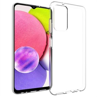 10Pcs/Pack Anti-watermark Case for Samsung Galaxy A03s 4G (166.5 x 75.98 x 9.14mm), Flexible TPU Transparent Anti-Scratch Phone Cover