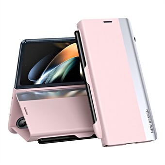 HAD pc-telefontaske til Samsung Galaxy Z Fold3 5G Anti-Drop beskyttelsescover Stødsikker Stand med kuglepen/penholder